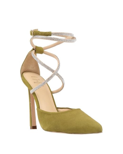GOLD&ROUGE Metallic Pumps