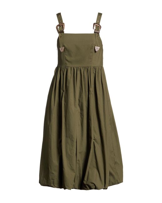 No Secrets Green Midi Dresses