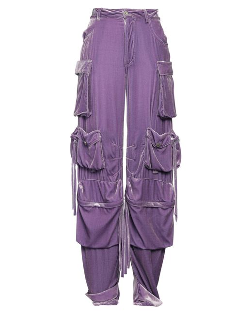 Pantalone di The Attico in Purple