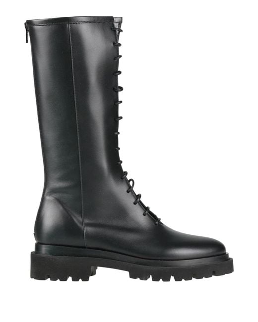 Ilio Smeraldo Black Boot Leather