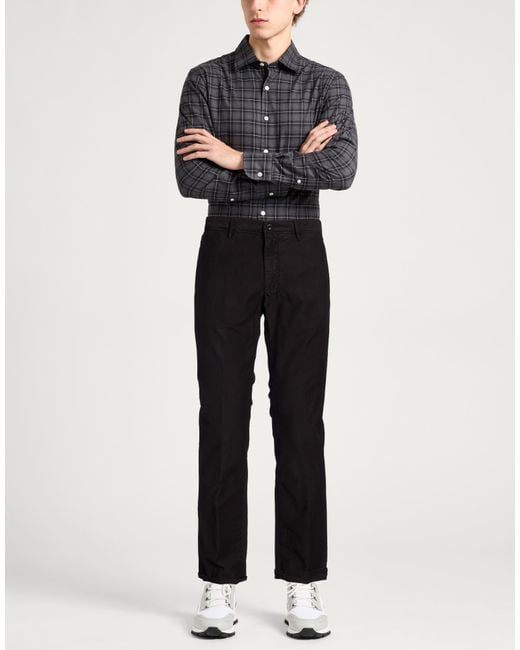 Incotex Black Trouser for men