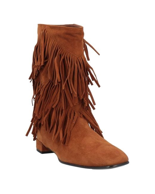 Roger Vivier Brown Ankle Boots