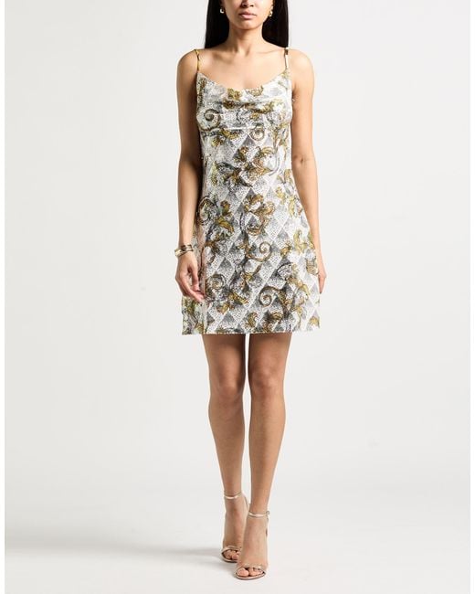 Versace Jeans Couture White Mini Dress