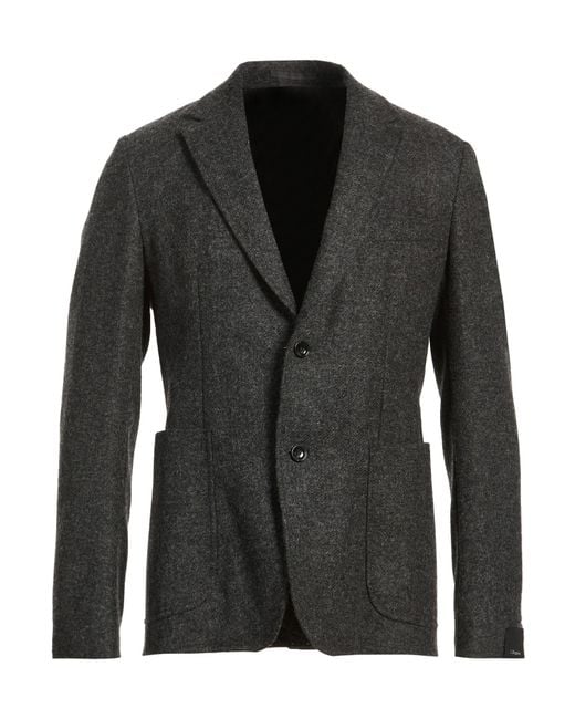 Zegna Black Blazer Polyester for men