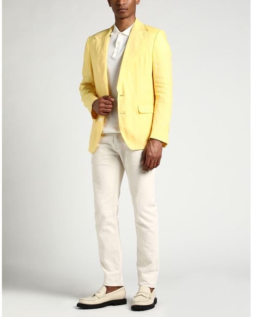 Dolce & Gabbana Yellow Blazer for men