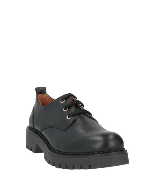 Pikolinos Black Lace-Up Shoes