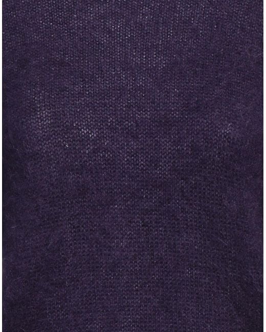 Alberta Ferretti Purple Turtleneck