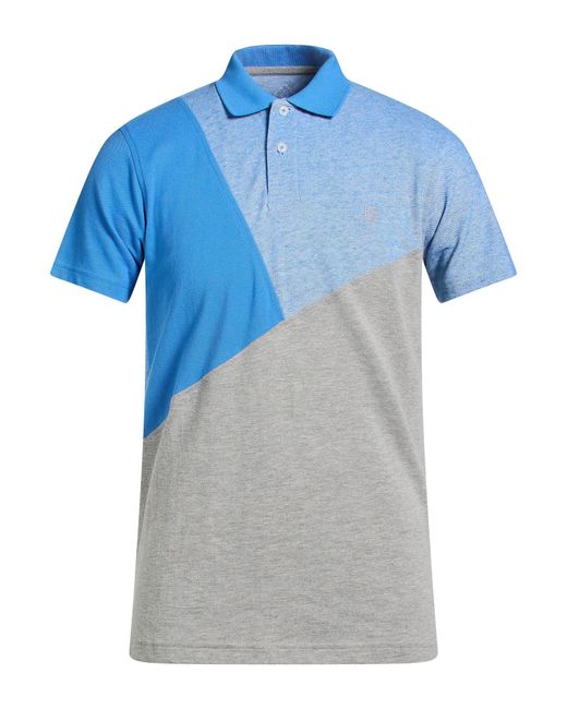 Harmont & Blaine Blue Azure Polo Shirt Cotton for men