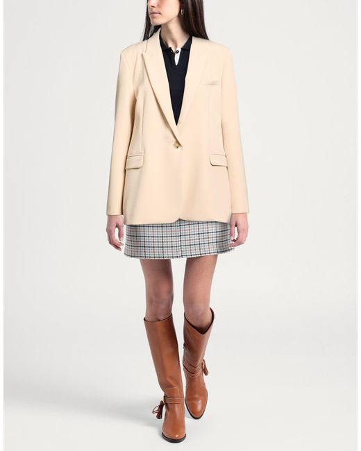 SOLOTRE Natural Blazer Polyester, Elastane, Viscose