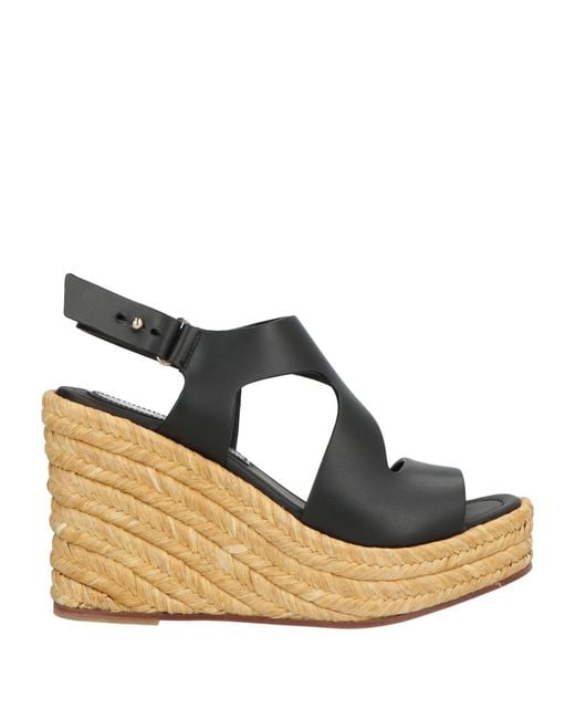 Paloma Barceló Sandals Cow Leather, Natural Raffia