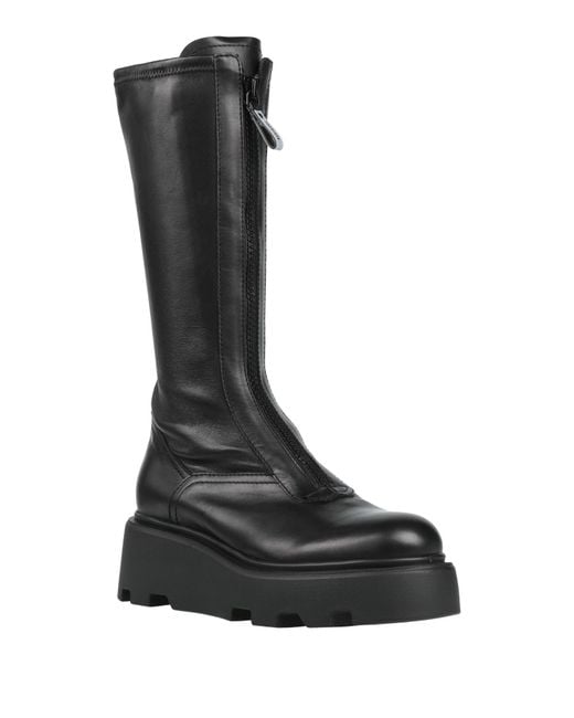 Premiata Black Boot Leather