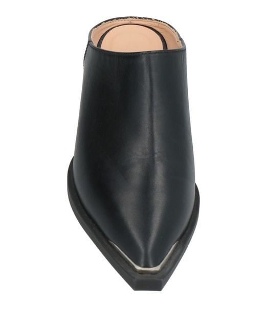 COPENHAGEN Gray Mules & Clogs