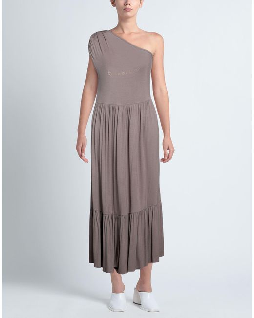 Mangano Brown Maxi Dress