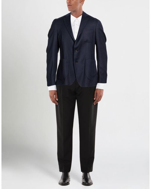 BRERAS Milano Blue Blazer Virgin Wool for men