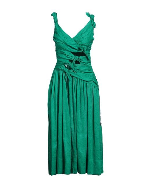 Zimmermann Green Midi Dress