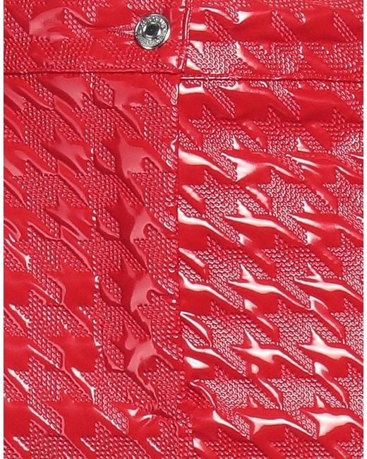 MSGM Red Mini Skirt