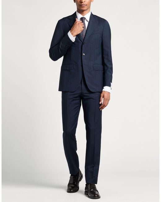 Caruso Blue Suit for men