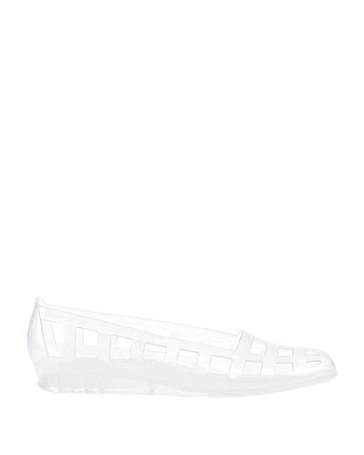 Ancient Greek Sandals White Ballet Flats
