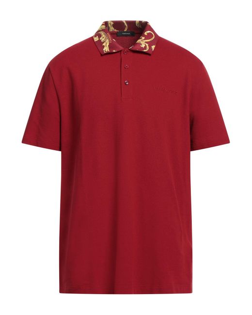 Versace Red Polo Shirt for men