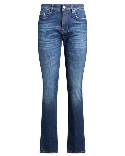 Department 5 Blue Jeans Cotton, Elastomultiester, Rubber