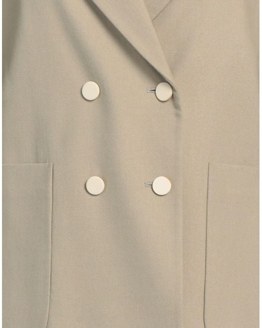 Alysi Natural Blazer Viscose, Polyester, Wool, Elastane