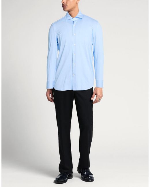 Sonrisa Blue Shirt Cotton for men