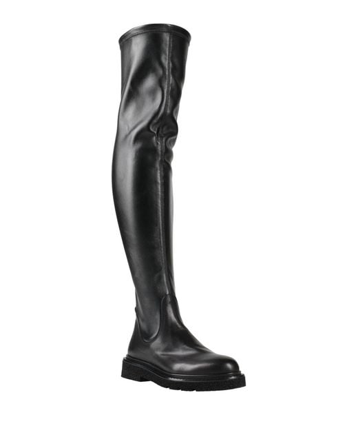 Guglielmo Rotta Black Boot Leather