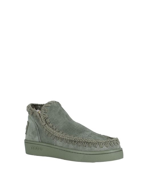 Mou Green Ankle Boots
