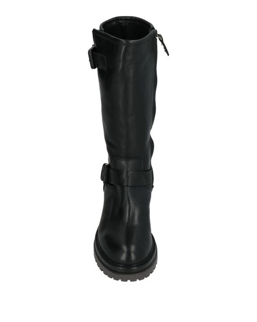 Anima Black Boot Leather
