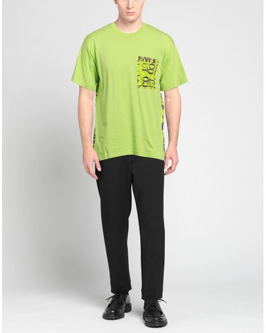 Versace Green Light T-Shirt Cotton for men