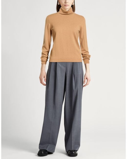 Ballantyne Natural Camel Turtleneck Cashmere