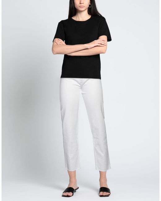 Reiko White Jeans Cotton, Elastane