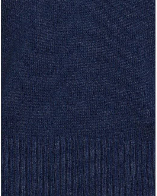 FEDERICA TOSI Blue Sweater Wool, Cashmere