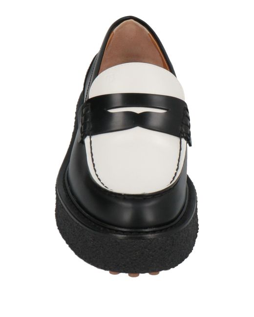 Tod's Black Loafers