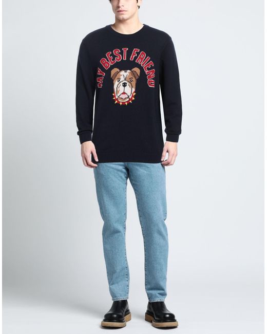 Socks Burger And Fries Pullover in Blue für Herren