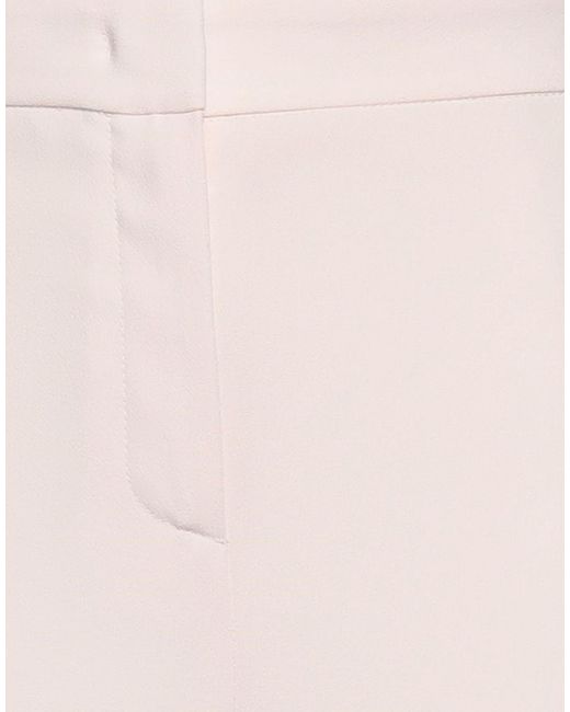 Pinko White Pants Polyester, Elastane