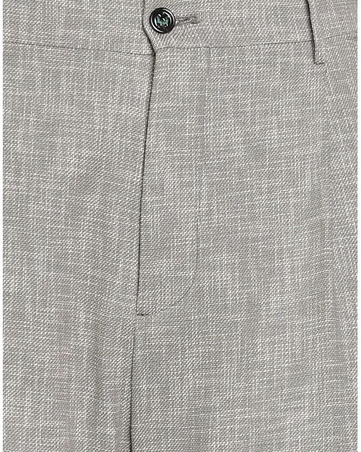 Berwich Gray Pants Virgin Wool, Cotton, Polyamide