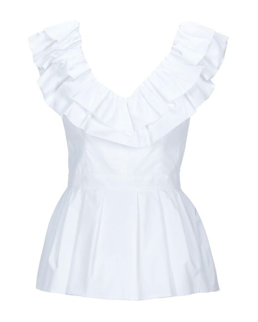 Top McQueen de color White