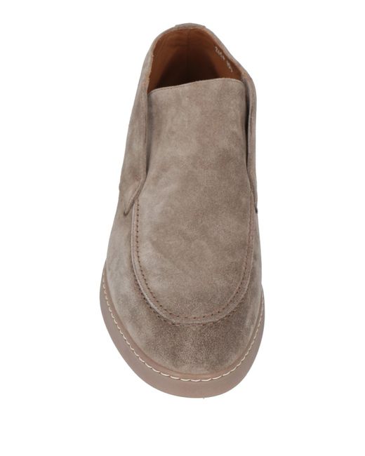 Doucal's Brown Ankle Boots Soft Leather for men
