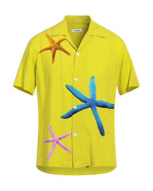 Sandro Yellow Shirt for men
