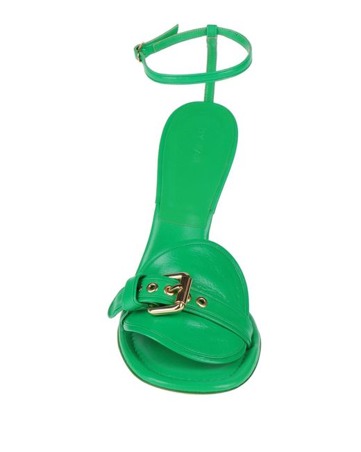 By Far Green Sandals