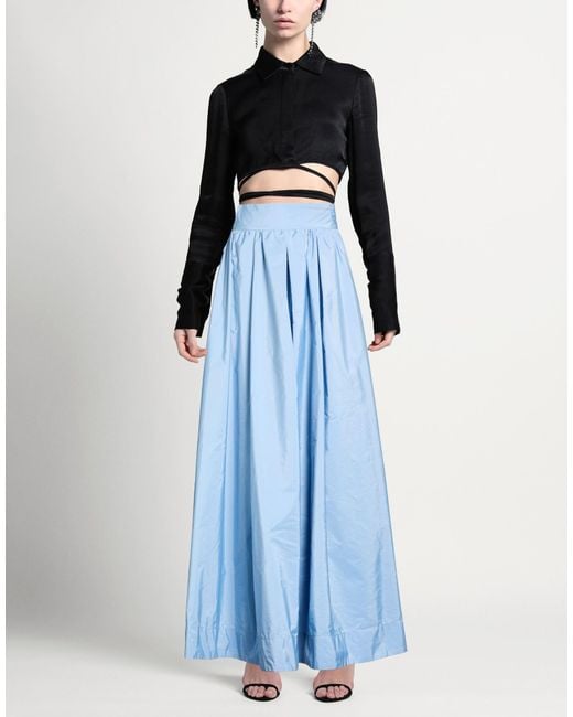 Compagnia Italiana Blue Sky Maxi Skirt Polyester
