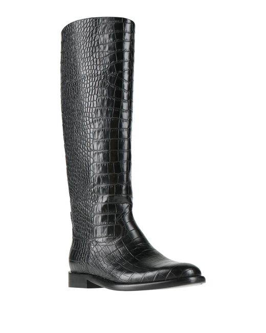 Paris Texas Black Boot Leather