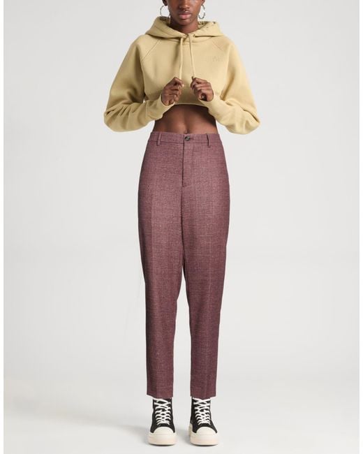 Berwich Red Pants Virgin Wool, Silk, Polyamide, Elastane