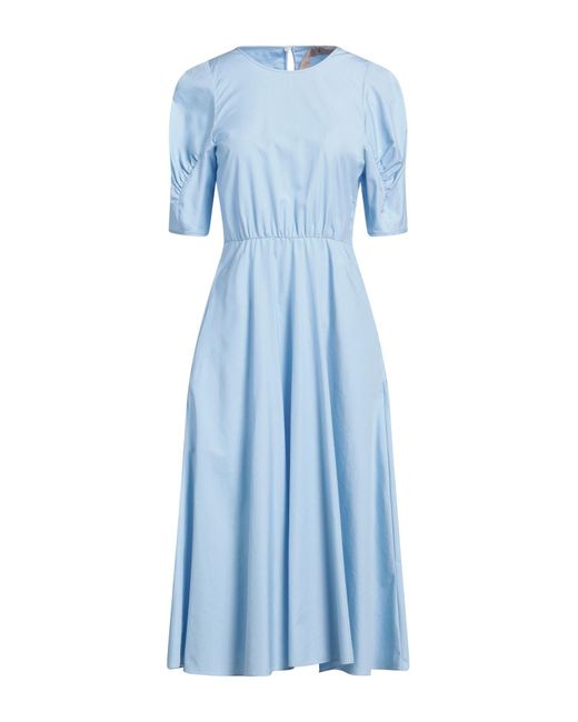 N°21 Blue Midi-Kleid
