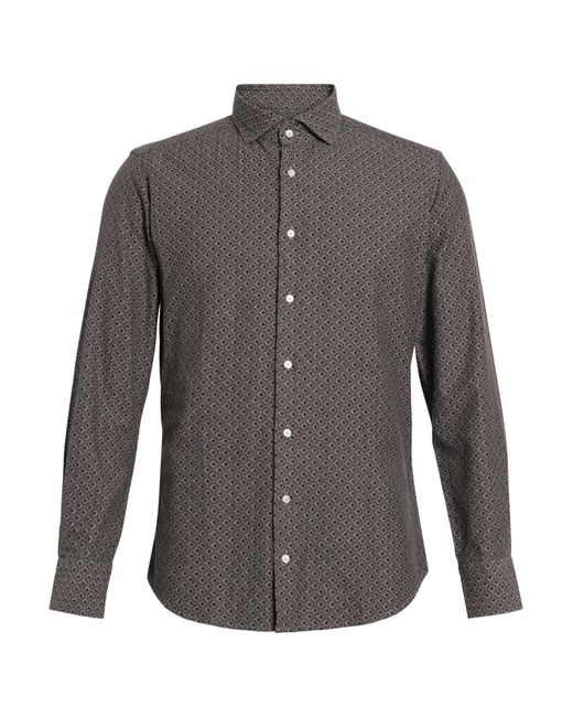 BASTONCINO Gray Shirt Cotton for men