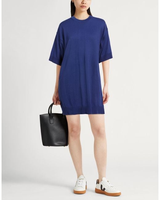 Alpha Studio Blue Mini Dress