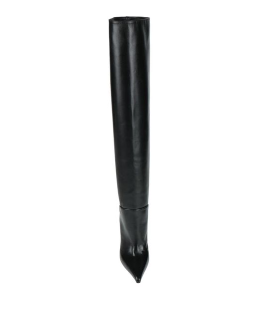 Jimmy Choo Black Boot Leather