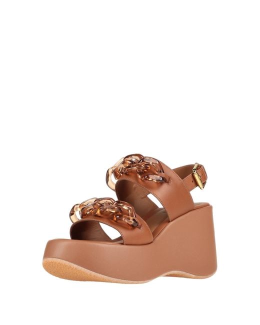See By Chloé Brown Sandals Calfskin