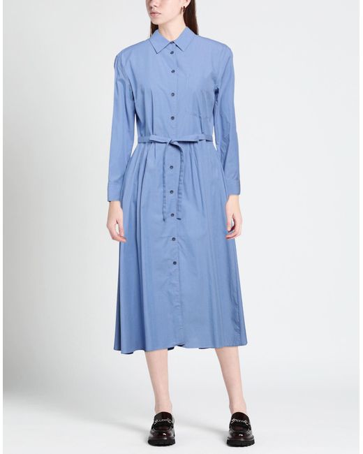 Aspesi Blue Midi Dress